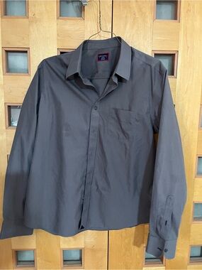 Untuckit Sangiovese Men's Long-Sleeve Dress Shirt, L